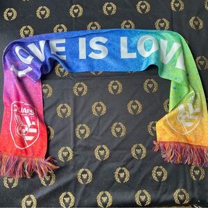 Love is love San Jose Earthquakes pride scarf